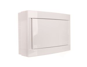 Rozdzielnica natynkowa 1-Rzędowa 12-Modułowa IP40 Drzwi Białe 90911512 Viko by Panasonic