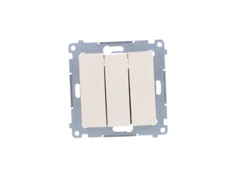 Simon 54 Łącznik potrójny, szybkozłącza, kremowy DW31.01/41