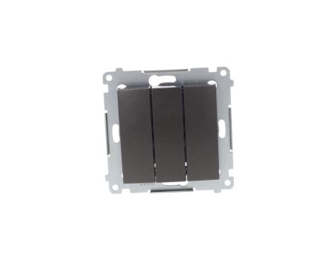 Simon 54 Łącznik potrójny, szybkozłącza, antracyt DW31.01/48