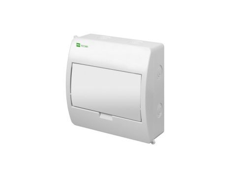 Rozdzielnica modułowa Elegant 1x8 natynkowa IP40 N+PE drzwi białe 2402-00