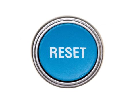 Napęd przycisku przedłużany niebieski /RESET/ z samopowrotem LPCR1196