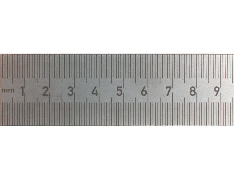 Liniał stalowy półsztywny nierdzewny 300 mm 16-203-28