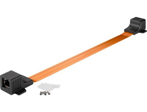 Przepust okienny teleinformatyczny płaski RJ45 - RJ45 0,30m 71412