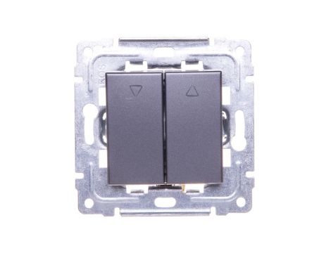 DANTE przycisk żaluzjowy grafit 456018