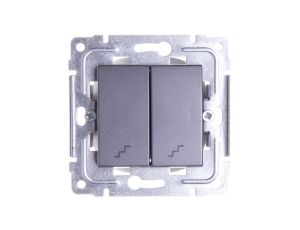 DANTE Łącznik schodowy podwójny grafit 456019