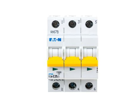 Wyłącznik nadprądowy 3P C 25A 10kA AC PLSM-C25/3-MW 242476