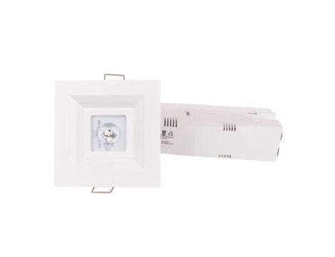 Oprawa awaryjna LOVATO P ECO LED 3W 315lm (opt. otwarta) 1h jednozadaniowa AT biała LVPO/3W/E/1/SE/AT/WH