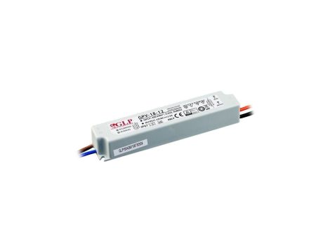 Zasilacz led GPV 18W 12V DC ip67 gpv-18-12 glp