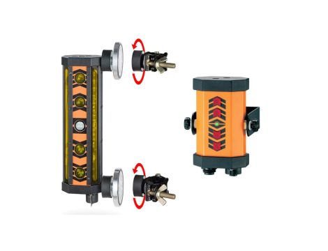 Detektor do laserów czerwonych i zielonych FMR 700-M/C (zestaw z powtarzaczem do spychacza i równiarki)