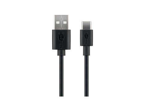 Przewód FastCharge max.3A USB 2.0 HighSpeed USB-C - USB-A 2m 59122