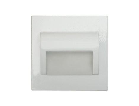 Oprawa Beryl biała 1,5W 12V DC ciepła 9 led smd 3014 kwadrat do puszki fi 60