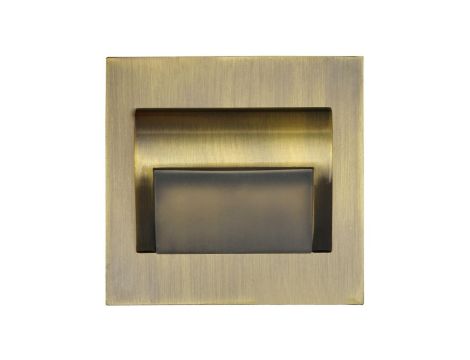 Oprawa Beryl Mosiądz zimna 1,5W 12V DC 9 led smd 3014 kwadrat do puszki fi 60