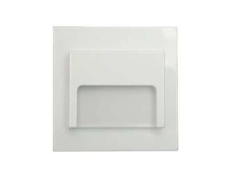 Oprawa Ontario biała 1,5W 12VDC zimna 9 led smd 3014 kwadrat do puszki fi 60