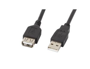 Przedłużacz USB 2.0 High Speed 0,7m LANBERG CA-USBE-10CC-0007-BK