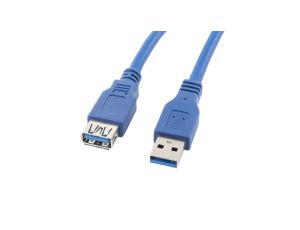 Przedłużacz USB 3.0 SuperSpeed niebieski 1,8m LANBERG CA-US3E-10CC-0018-B