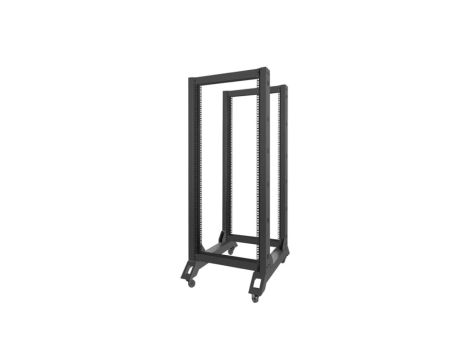 Stojak instalacyjny OPEN RACK 19 LANBERG 27U 600x800 czarny OR01-6827-B