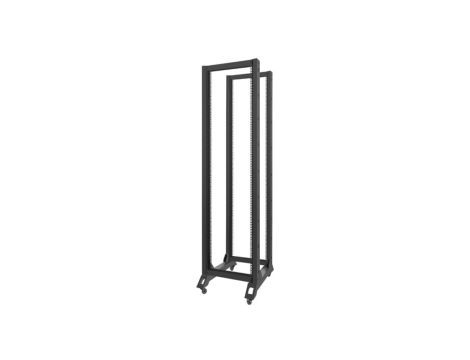 Stojak instalacyjny OPEN RACK 19 LANBERG 42U 600x800 czarny OR01-6842-B