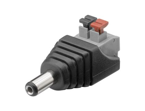 Wtyk DC (5,50 x 2,10mm) - mocowanie zaciskowe push-down 76748 /10szt./