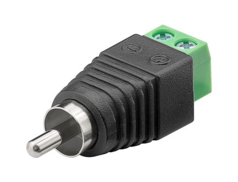 Wtyk Cinch/RCA - mocowanie śrubowe 76740 /10szt./