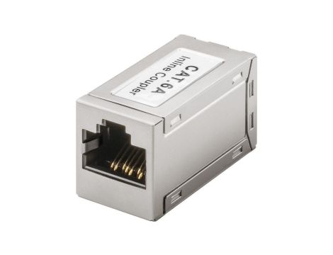 Adapter (przelotka) RJ45/RJ45 kat.6A ekranowany 72499