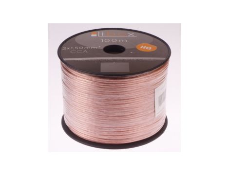 Przewód głośnikowy CCA 2x1,5 ECa LB0008 LIBOX /100m/