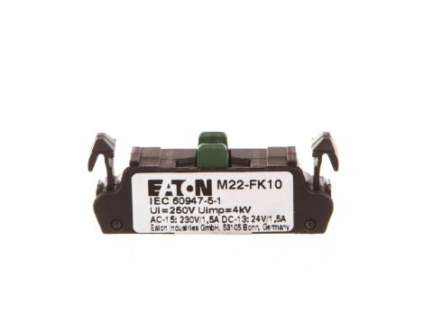 Styk pomocniczy płaski 1Z montaż czołowy M22-FK10 180792