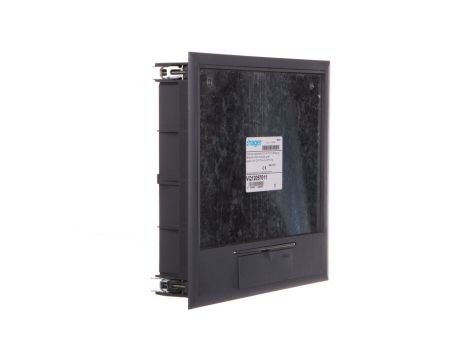 Pokrywa puszki podłogowej 263x263mm do montażu w podłodze technicznej 24 modułowa (12xK45) do wykładziny 5mm szary VQ12057011