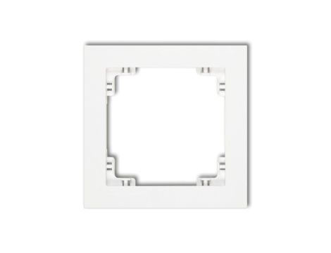 DECO Ramka pojedyncza biały DR-1