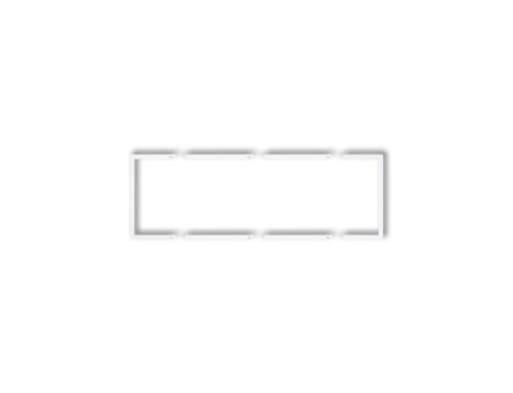 Ramka wypełniająca potrójna serii DECO biały DRW-3