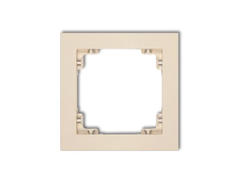 DECO Ramka pojedyncza beżowy 1DR-1