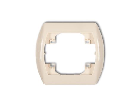 TREND Ramka pozioma pojedyncza beżowy 1RH-1