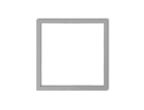 Ramka wypełniająca pojedyncza serii DECO srebrny metalik 7DRW-1