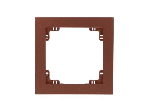 DECO Ramka pojedyncza brązowy metalik 9DR-1