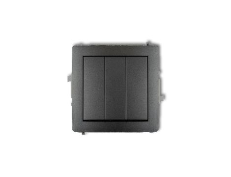 DECO Łącznik potrójny grafitowy 11DWP-7