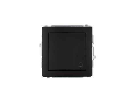 DECO Przycisk /dzwonek/ czarny mat 12DWP-4