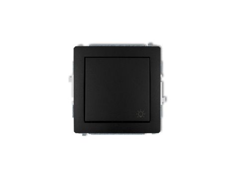 DECO Przycisk /światło/ czarny mat 12DWP-5