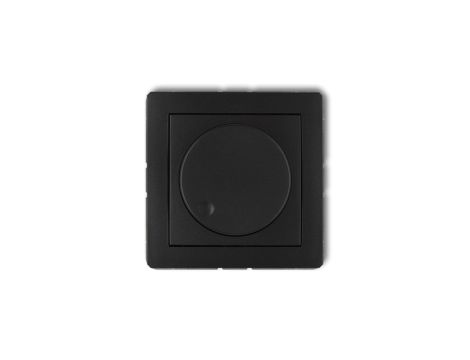 DECO Ściemniacz elektroniczny przyciskowo-obrotowy do lamp LED czarny mat 12DRO-2