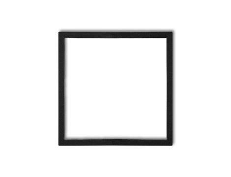Ramka wypełniająca pojedyncza serii DECO czarny mat 12DRW-1