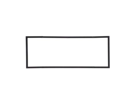 Ramka wypełniająca potrójna serii DECO czarny mat 12DRW-3