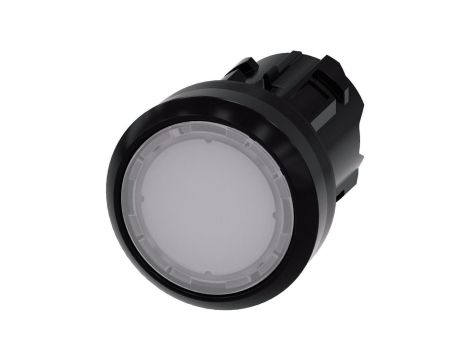Przycisk podświetlany 22mm tworzywo biały płaski z samopowrotem SIRIUS ACT 3SU1001-0AB60-0AA0