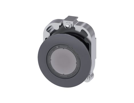 Przycisk podświetlany 30mm metal matowy przezroczysty płaski z samopowrotem SIRIUS ACT 3SU1061-0JB70-0AA0