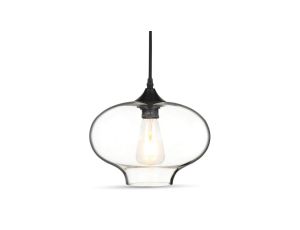 Lampa Wisząca VT-7229 E27 Globe Artistic Szkło Przezroczyste 3867