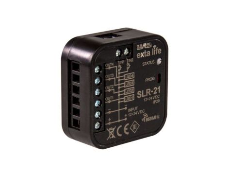 Sterownik LED 4-kanałowy 12-24VDC SLR-21 EXL10000033