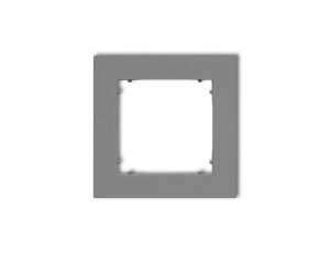 MINI Ramka pojedyncza szary mat 27MR-1