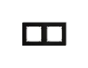 MINI Ramka podwójna czarny mat 12MR-2