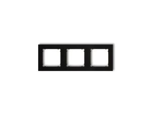 MINI Ramka potrójna czarny mat 12MR-3