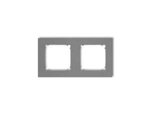 MINI Ramka podwójna szary mat 27MR-2