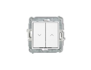 MINI Przycisk żaluzjowy biały MWP-8