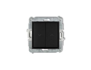 MINI Przycisk żaluzjowy czarny mat 12MWP-8