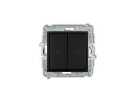 MINI Przycisk żaluzjowy czarny mat 12MWP-8